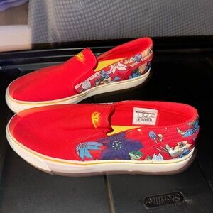 Nike Red Skateboard-Style Sneakers